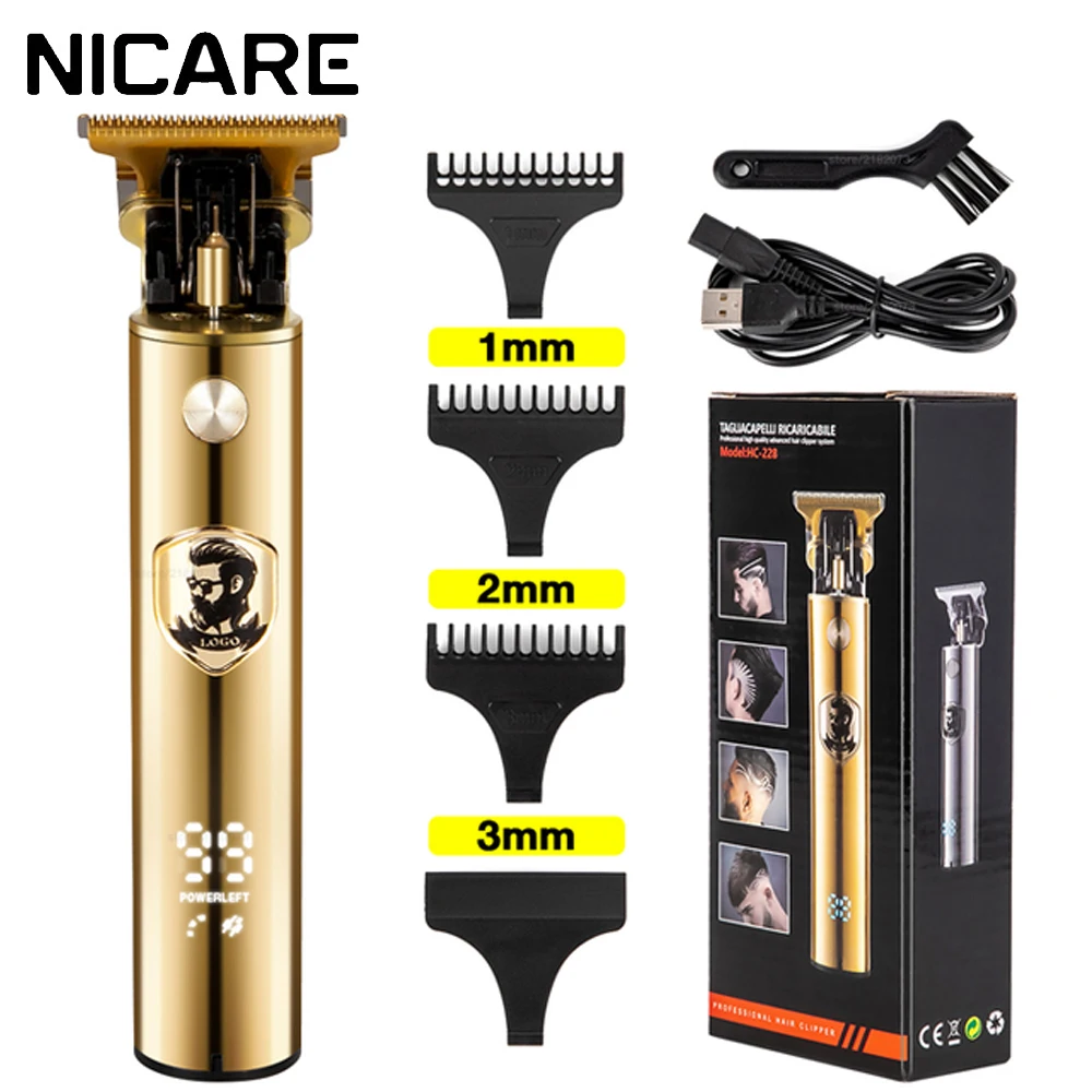 

Машинка для стрижки волос NICARE, аккумуляторная машинка для стрижки волос, 2021