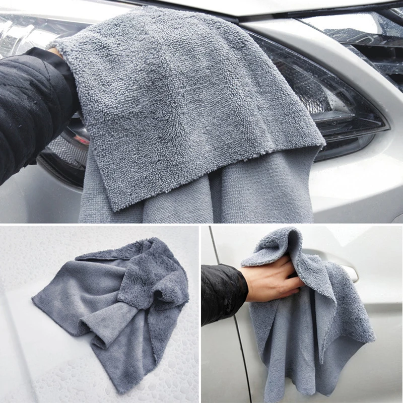 

Premium Super Absorbent Microfiber Car Detailing Towel Ultra Soft Edgeless Towel Perfect For Car Washing Drying 40X40CM