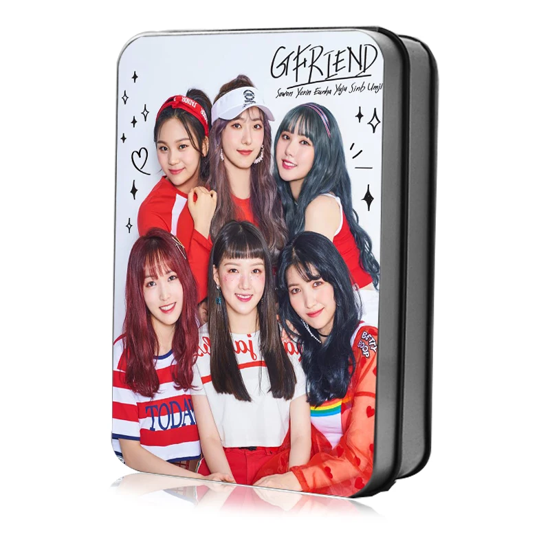 Kpop GFriend Seventh Mini Album фотография Поляроида Lomo Card GFRIEND Fans подарки металлический ящик 40 шт./кор. Прямая