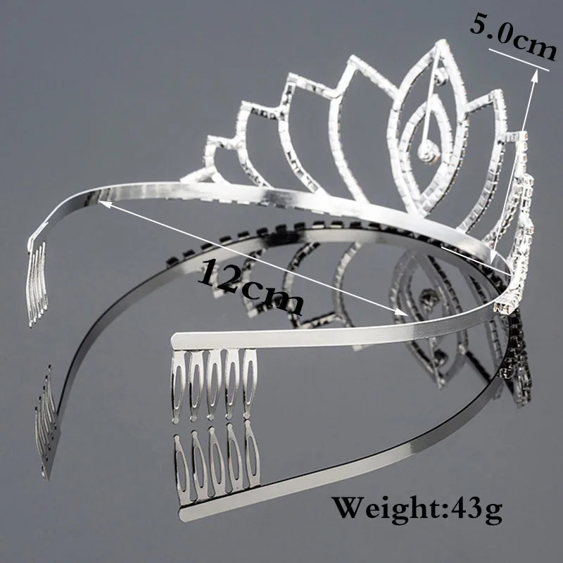 Свадебные короны принцессы свадебные аксессуары для волос Тиары и с кристаллами