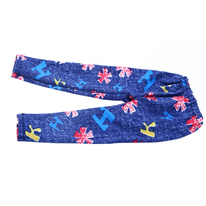 LUCKDOLL любовь печати леггинсы подходит 18 дюймов Американский 43 см Кукла одежда аксессуары, игрушки для девочек, поколение, подарок на день рождения - Цвет: N624