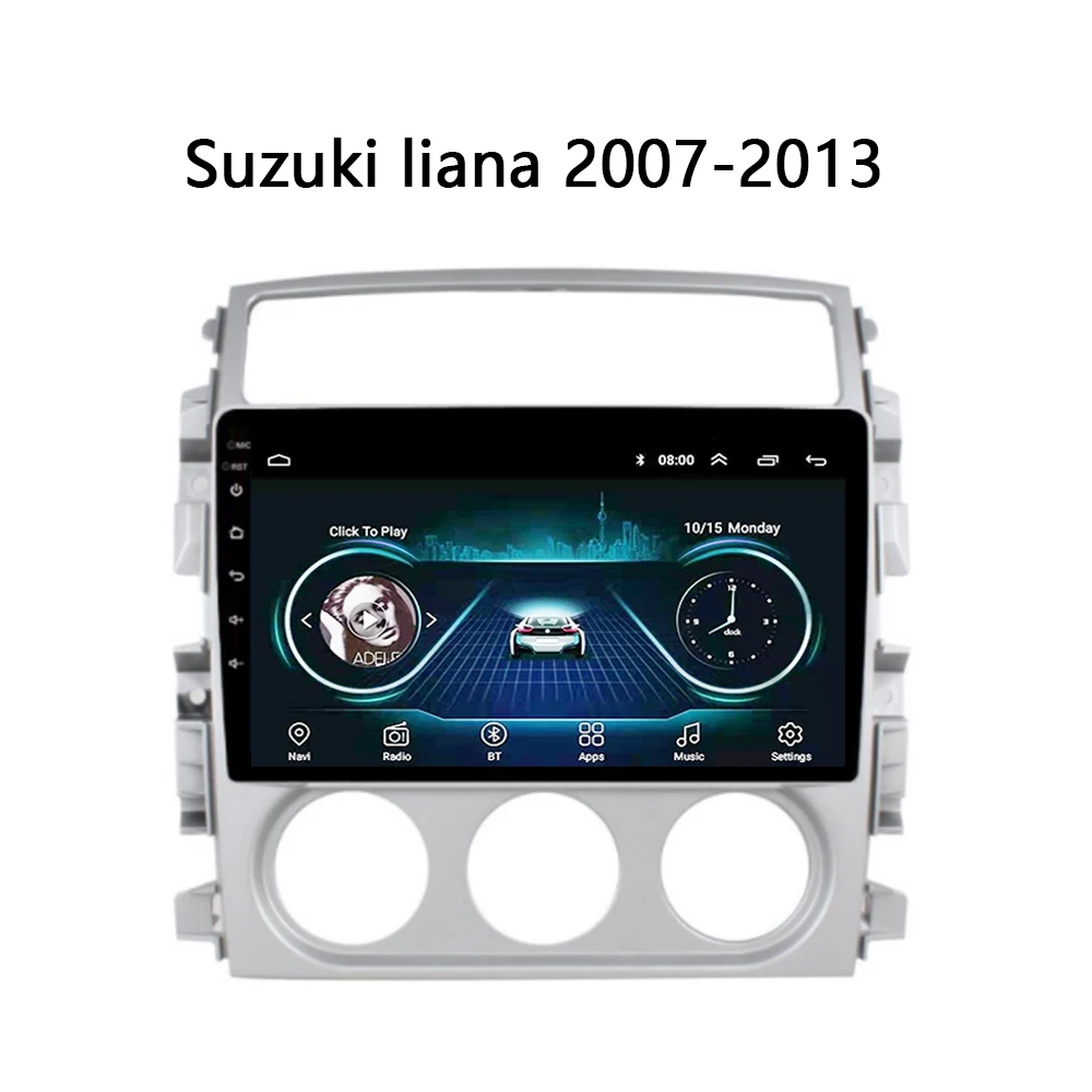 Автомобильный DVD плеер для Suzuki LIANA 2007 2008 2009 2010 2011 2013 радио с рамкой 2.5D сенсорный