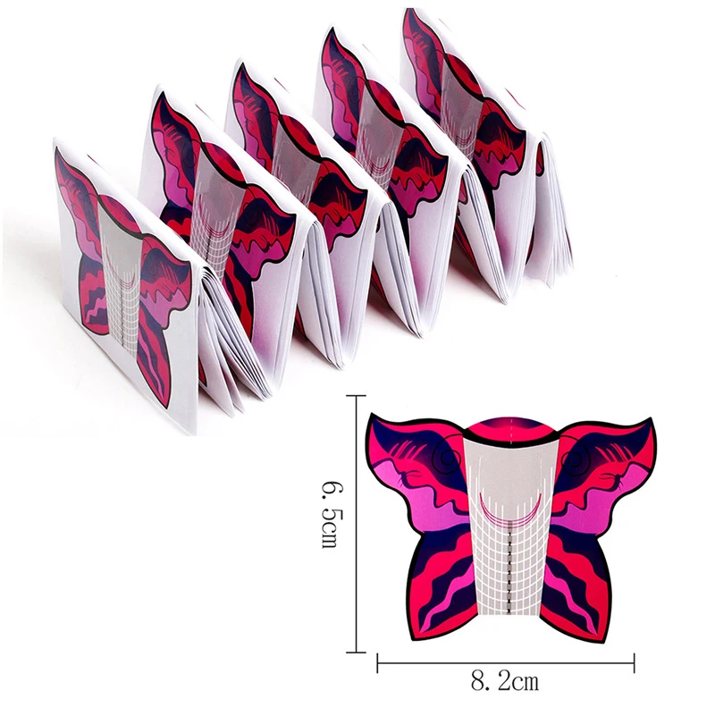 Форма для французского маникюра профессиональные формы ногтей акриловая кривая