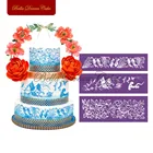 Ocen Мир Рыба птица цветок дизайн Фотообои торт трафарет торт форма для DIY торт украшения инструменты торт форма