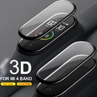 Защитное 3d-стекло Mi Band 5 4 для Xiaomi Mi Band 4 5, закаленное стекло, устойчивая к царапинам Защитная пленка для экрана Mi Band 5