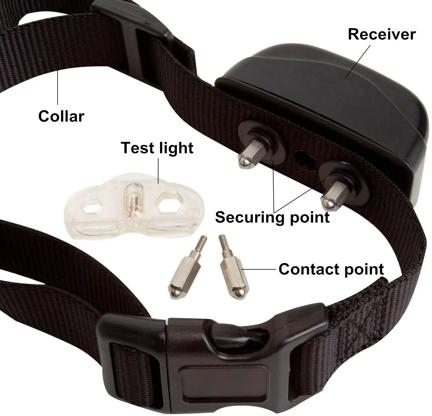 

300M Remote Electric Dog Collar Shock Vibration Rechargeable Rainproof Dog Training Collar With LCD Display