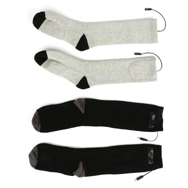 Обновленные носки с электрическим подогревом 2600 мАч грелка для ботинок/ног