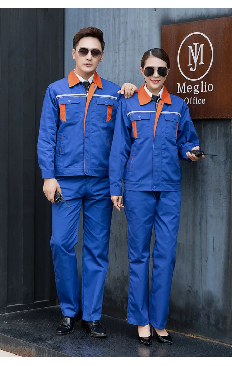 Весенняя Рабочая Униформа с длинным рукавом износостойкие сварочные костюмы