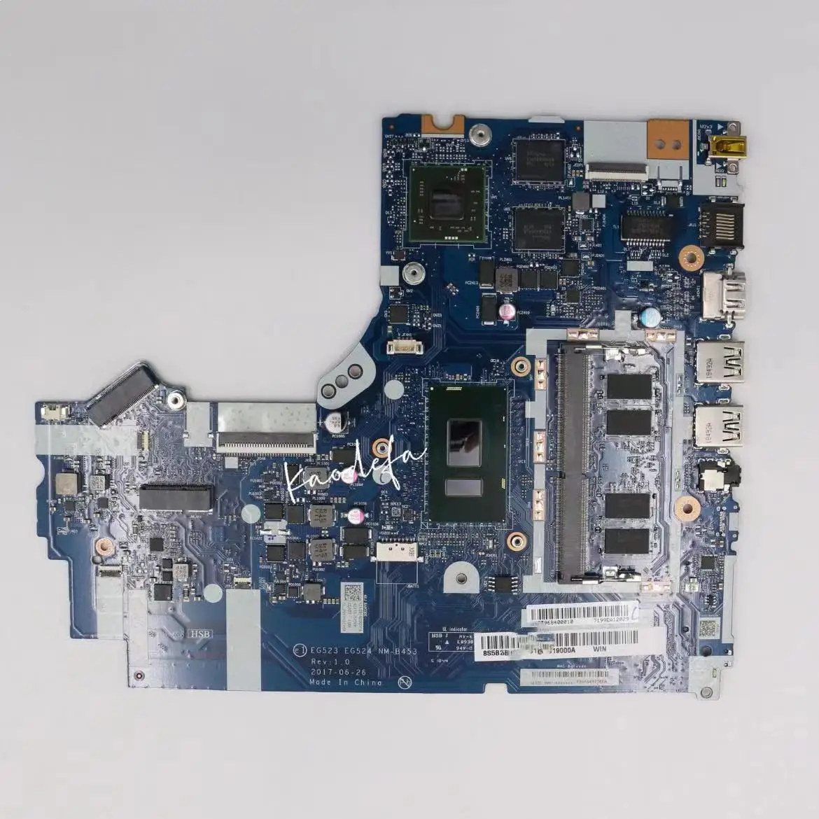 NM-B453 для Lenovo Ideapad 330-15IKB 330-17IKB материнская плата ноутбука CPU:I3-7020U GPU:N530 2G RAM:4G FRU: 5B20R19865