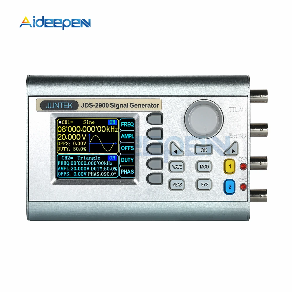 Генератор сигналов JDS2900 Двухканальный измеритель частоты произвольный