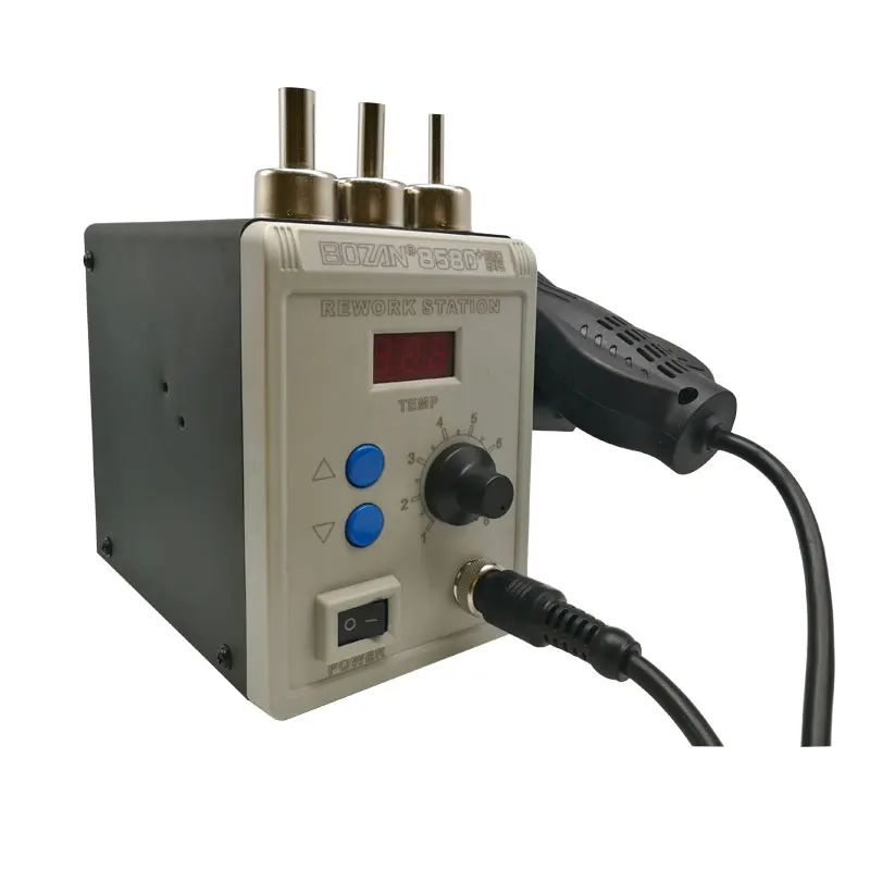Hot Sale BOZAN 858D+ New Style Hot Air Soldering Rework Station LED Temperature Adjustable Desoldering Machine for Mobile Repair