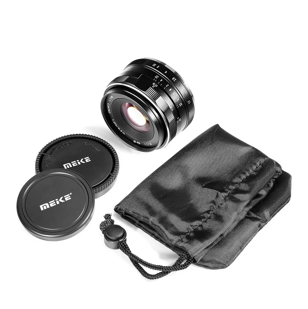 Meike MK 35 мм f1.7 ручная фокусировка объектива APS C для цифрового фотоаппарата Panasonic Lumix