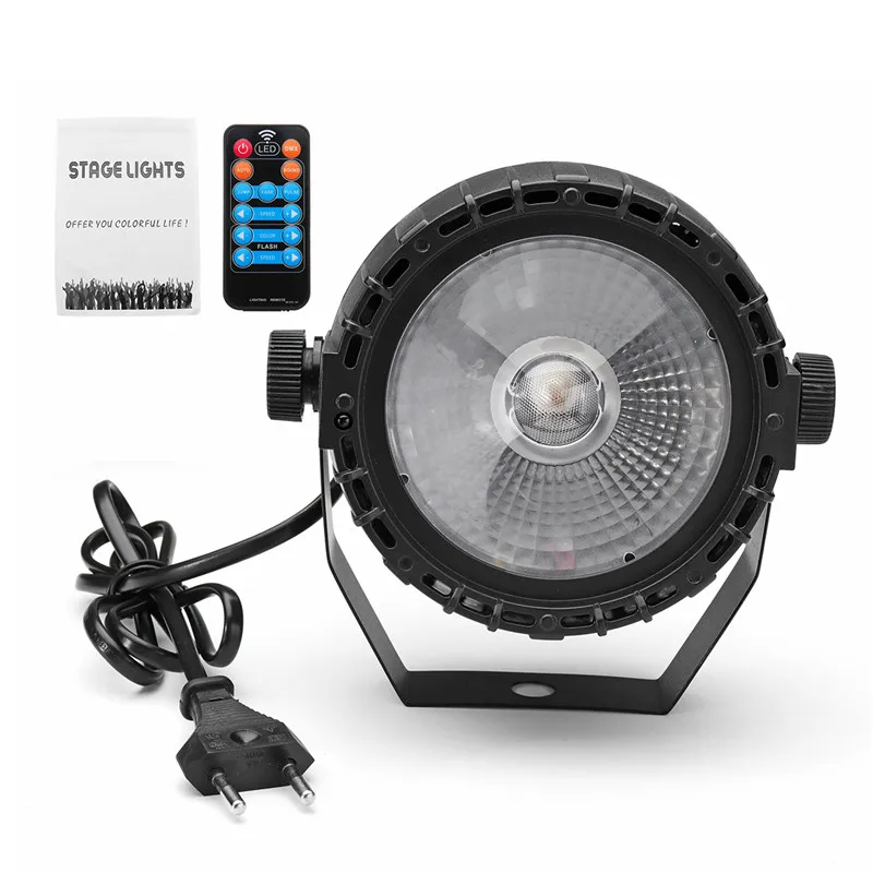 Мини Dmx512 Диско РГБ сценический Ночной светильник 1 шт. 30 Вт Cob Led Par Светильник