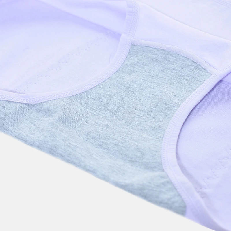 

Women Underwear Waterproof Bamboo fiber Briefs Women's Breathable Panties Period Leak Proof Warm Female Physiological Menstrual