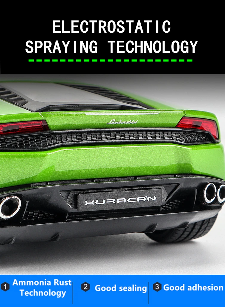 welly 1:24 Lamborghini LP610-4 car alloy car model simulation car decoration collection gift toy Die casting model boy toy
