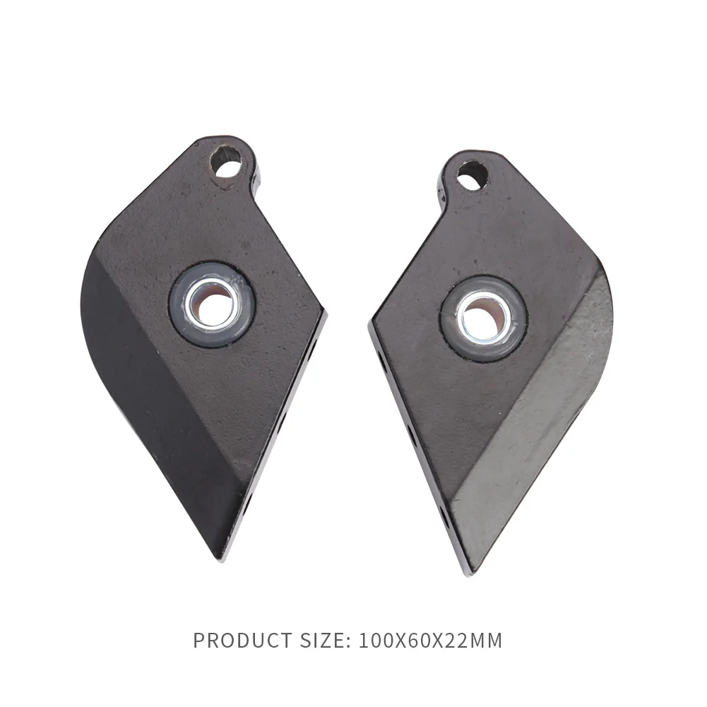 

2pcs Durable Front Folding Ears Delicate Texture Iron Front Folding Ears Slip Sheet for KUGOO S1 S2 S3 Electric Scooter