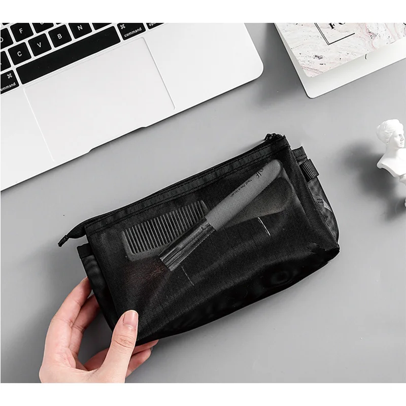 Креативная Сетчатая Сумка Ming для карандашей Студенческая сумка с большой