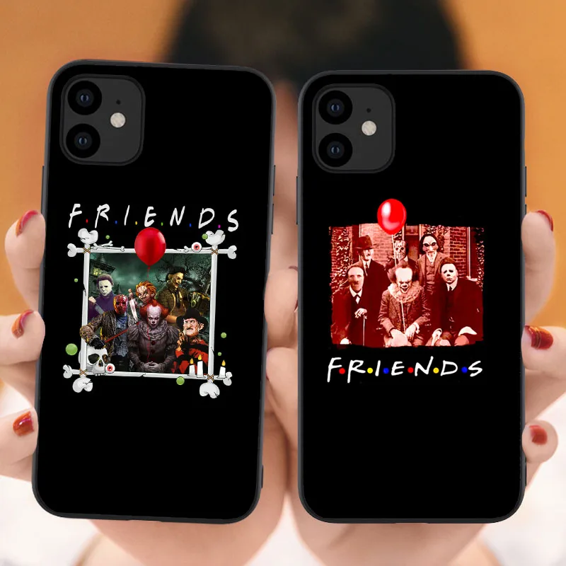 Мягкий чехол для телефона с ужасными друзьями пеннивайз Майкл Майерс Джейсон