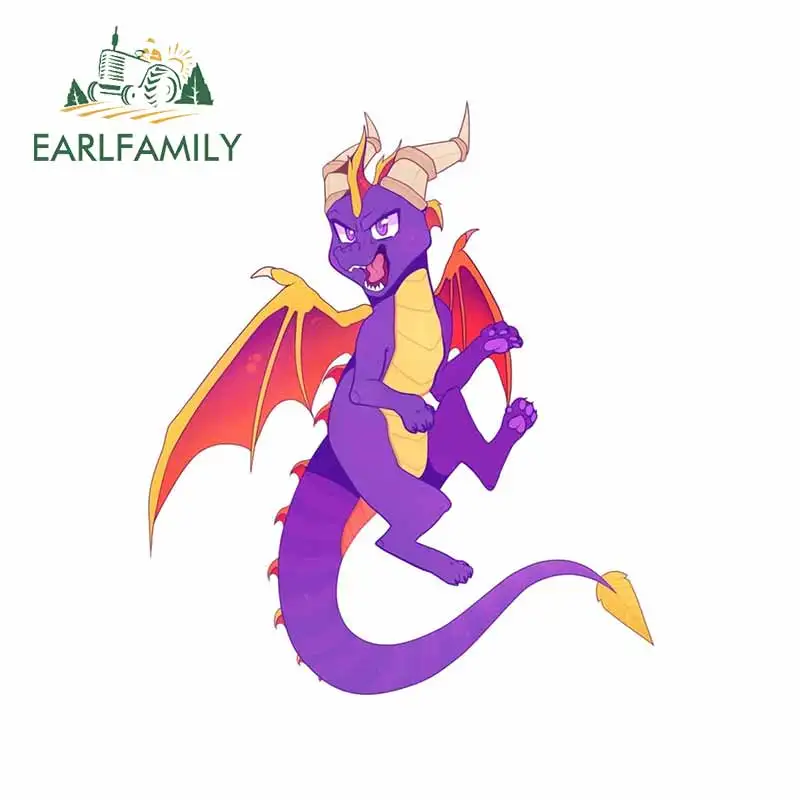 EARLFAMILY 13 см x для фиолетового демона монстра доски серфинга автомобильные