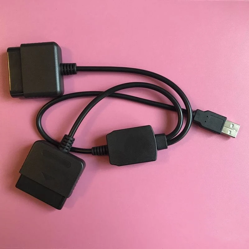 Кабель-преобразователь 2 в 1 для Sony PS1 PS2 Play Station джойпад геймпад PS3 ПК USB-контроллер