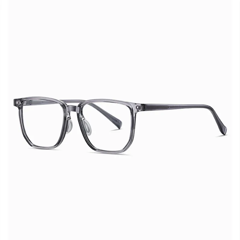 

New Ultralight TR90 Anti Blue Light Spectacle Frames Men's Retro Fashion Myopia Eyeglasses Silicone Nose Rest Plate Temples