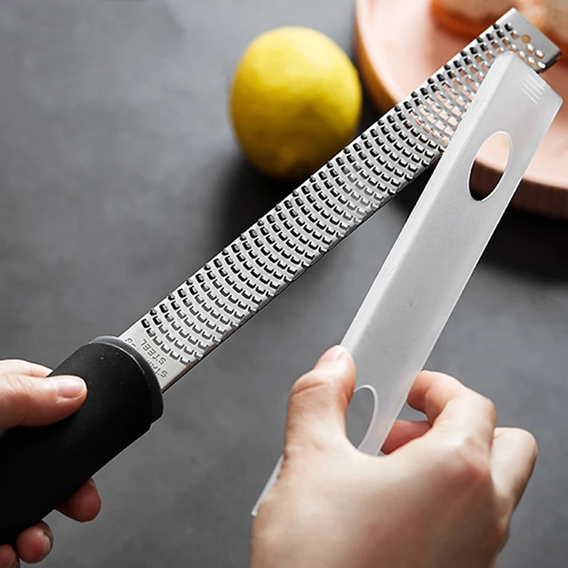 Нержавеющая сталь лимон zester тёрки Microplane терка для овощей и шоколад