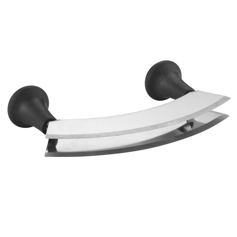 

Двухсторонний измельчитель из нержавеющей стали, столовые приборы с пластиковой ручкой, двусторонние утолщенные кухонные инструменты для ...