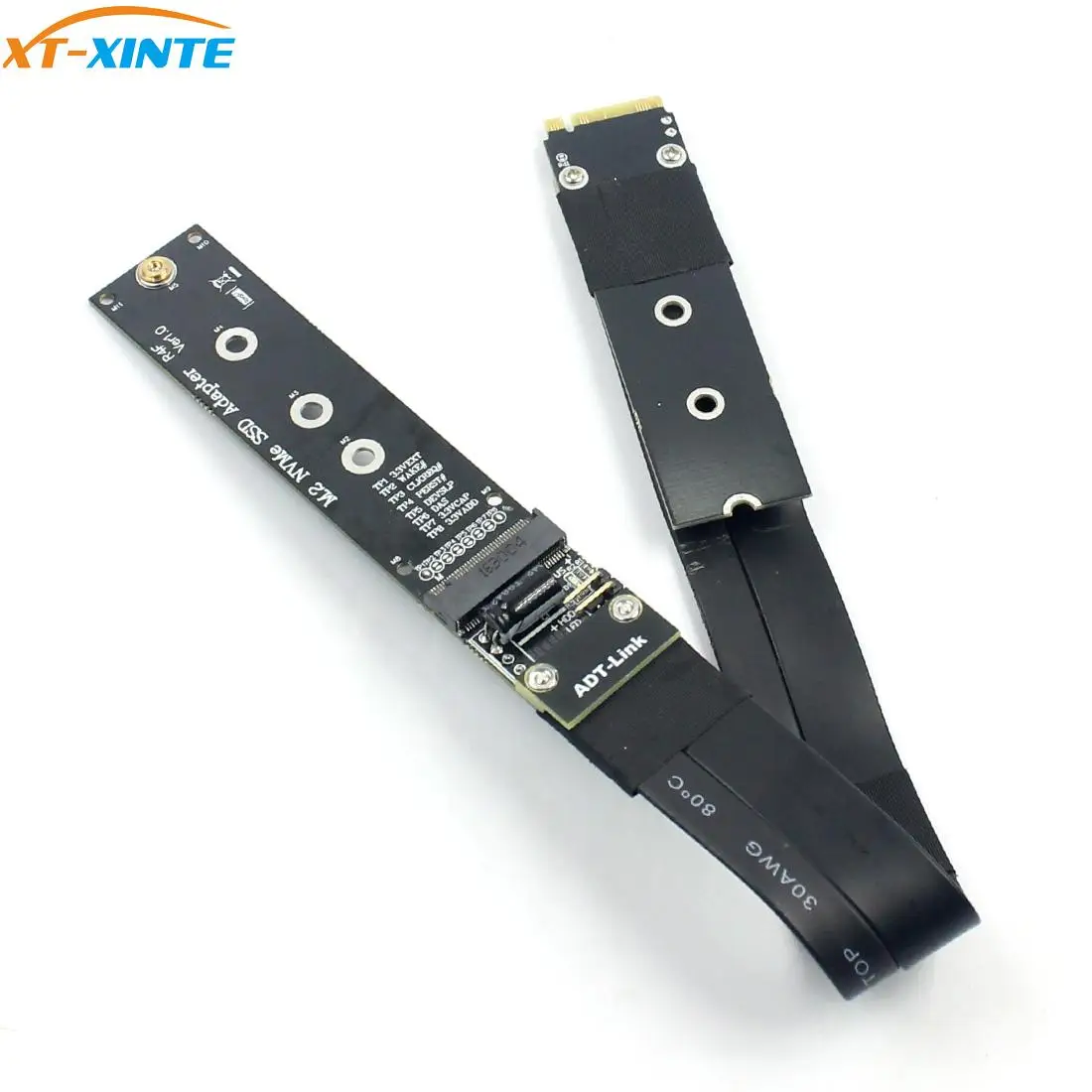 Гибкая 4 Слои печатную плату PCI-e M.2 переходная карта PCI-E M2 NGFF карты расширения конвертер удлинитель адаптер карты для м ключ pcie nvme ssd