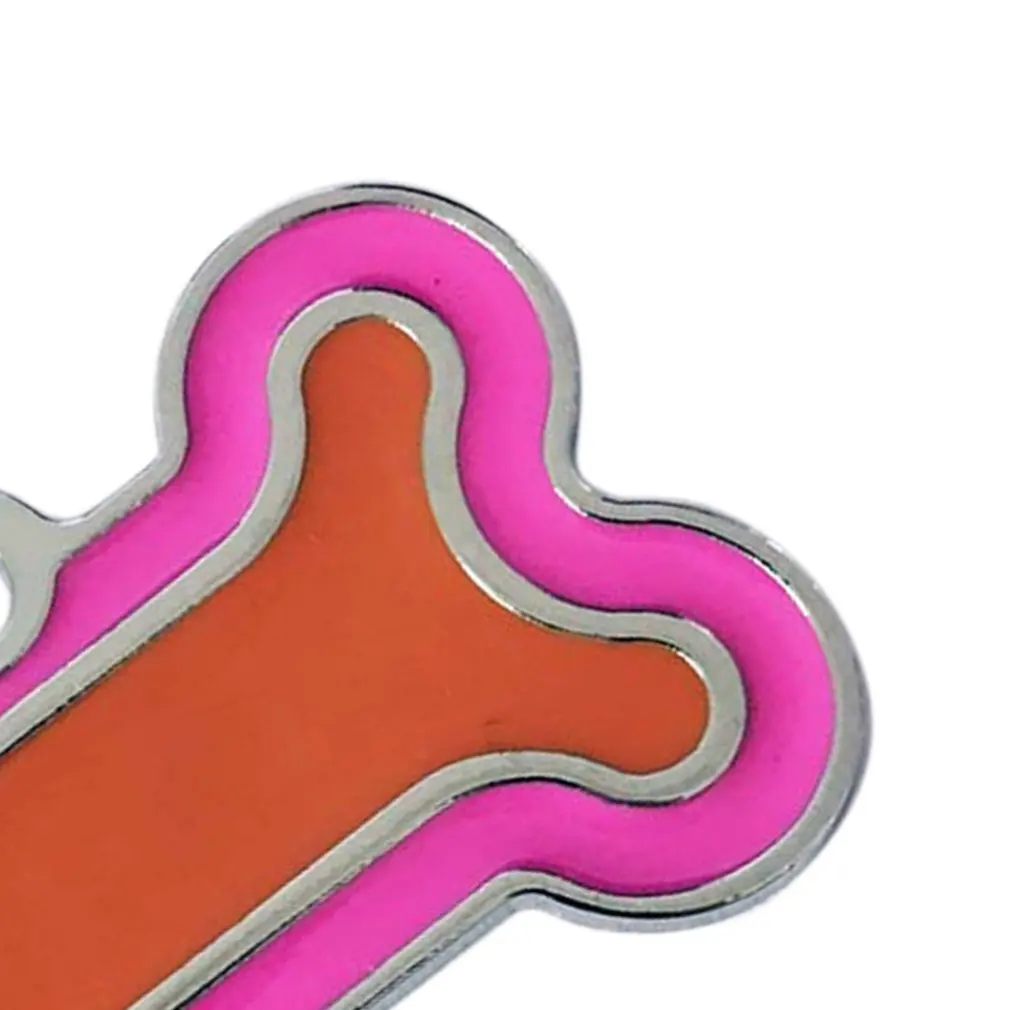 40 мм оцинкованный сплав в форме кости идентификация идентификационной бирки для