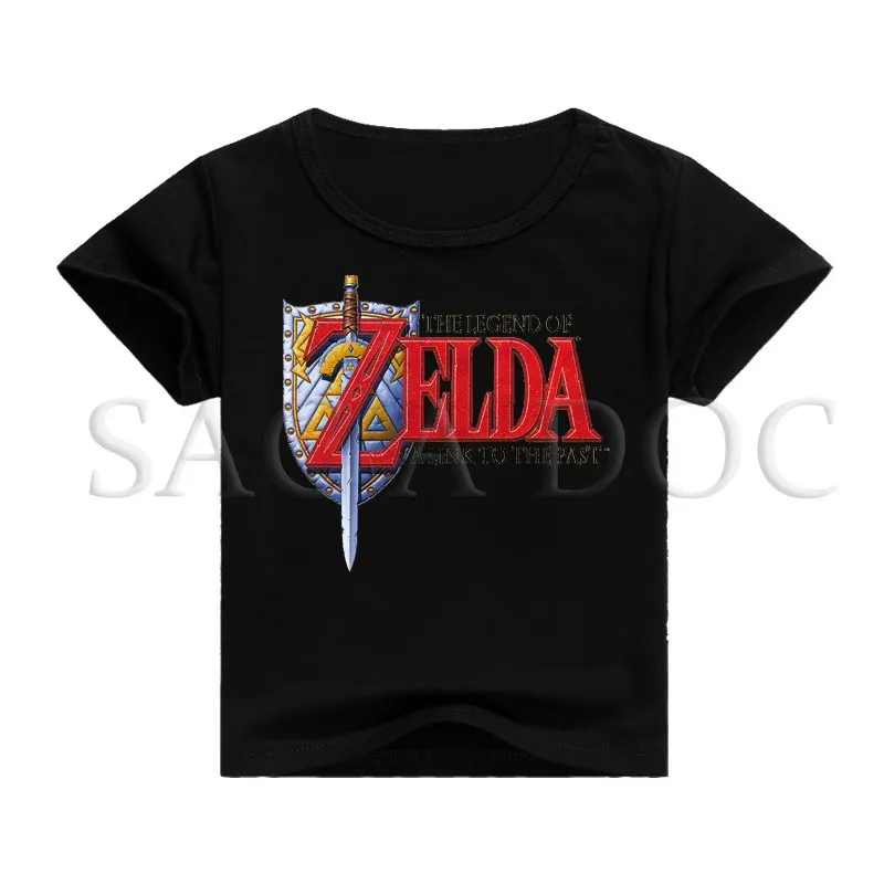 Детская футболка с 3D принтом Legend of Zelda Chibi Link одежда для маленьких мальчиков и