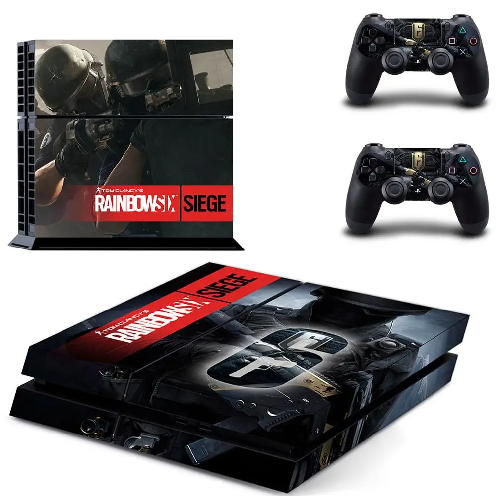 Tom Clancy's Rainbow Six Siege PS4 наклейка s Play station 4 наклейки для кожи наклейки для playstation 4 PS4 консоли и контроллера Skins