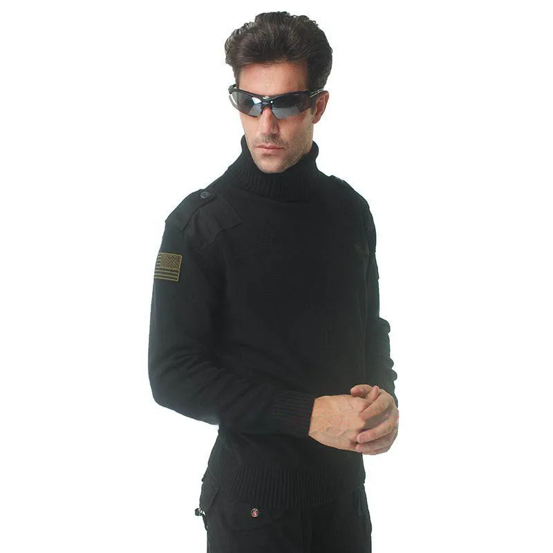 Новинка осени 2021 Модный повседневный уличный мужской свитер в полоску простой