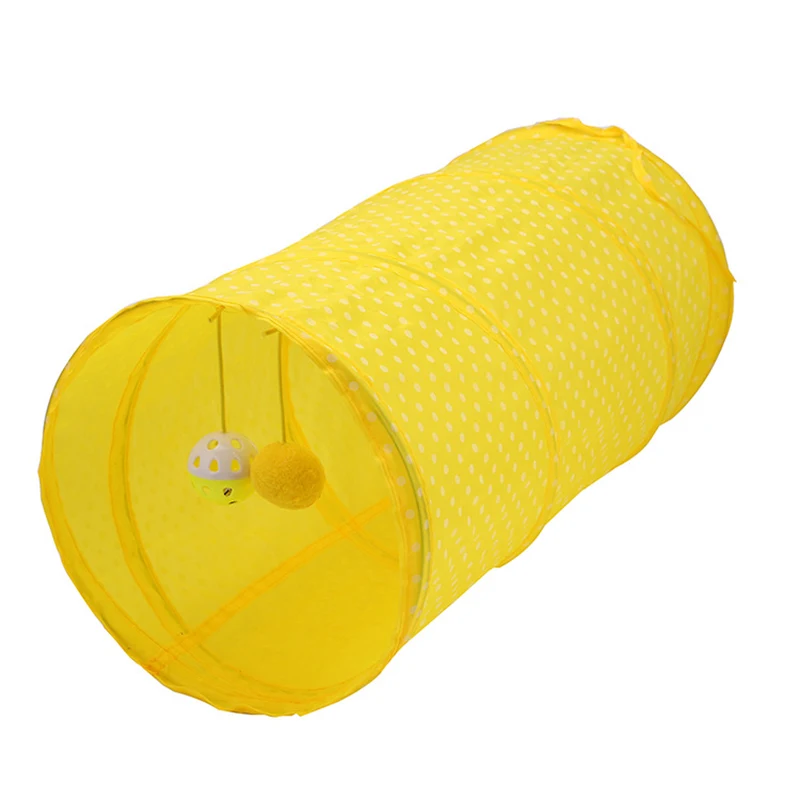 

Collapsible Polyester Cats Tunnel Play Toy for Hiding Resting Confidence Booster Health Enhancer XR-Hot