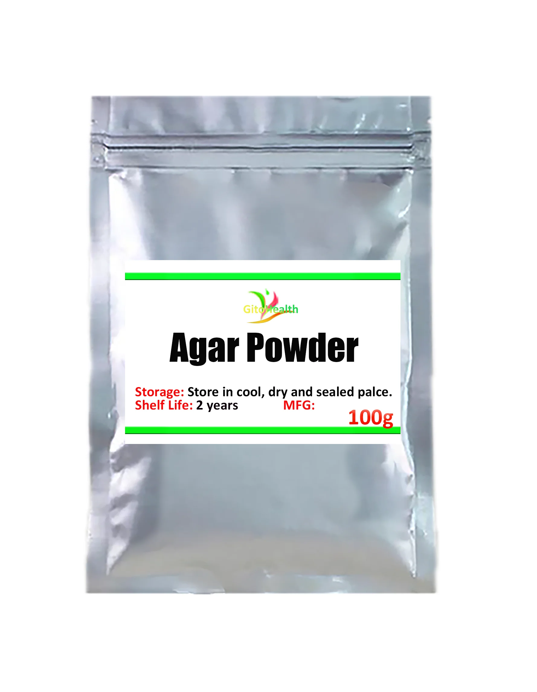 

100-1000 г 100% порошок агара, высококачественный порошок агара, упаковка