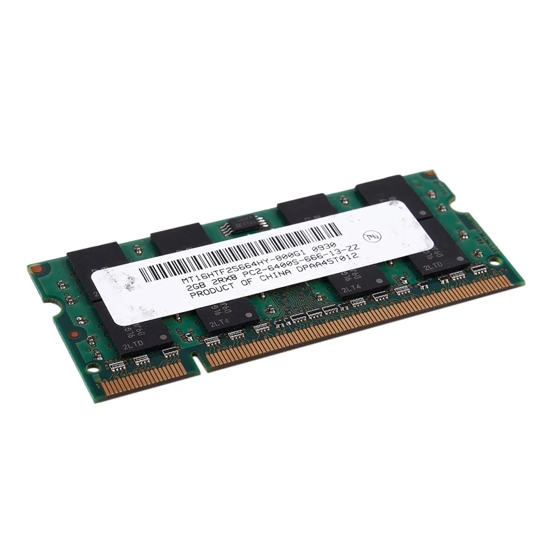 Память RAM SO-DIMM для ноутбука 2 Гб DDR2 PC2-6400 800 МГц 200Pin 1 8 в |
