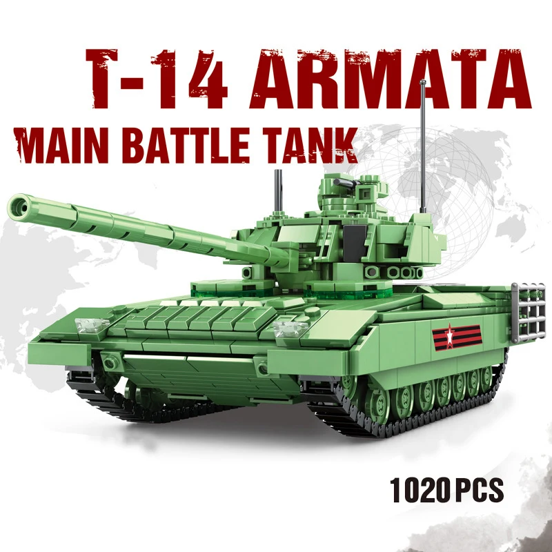 Военная серия Второй мировой войны строительные блоки для основного боевого