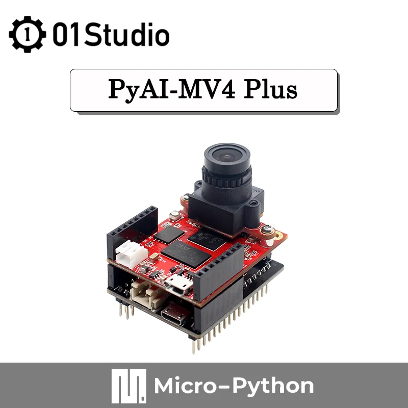 

01Studio pyAI- MV4 Plus Development Demo Board Camera Module MicroPython AI Artificial Intelligence Compatible with OpenMV 4