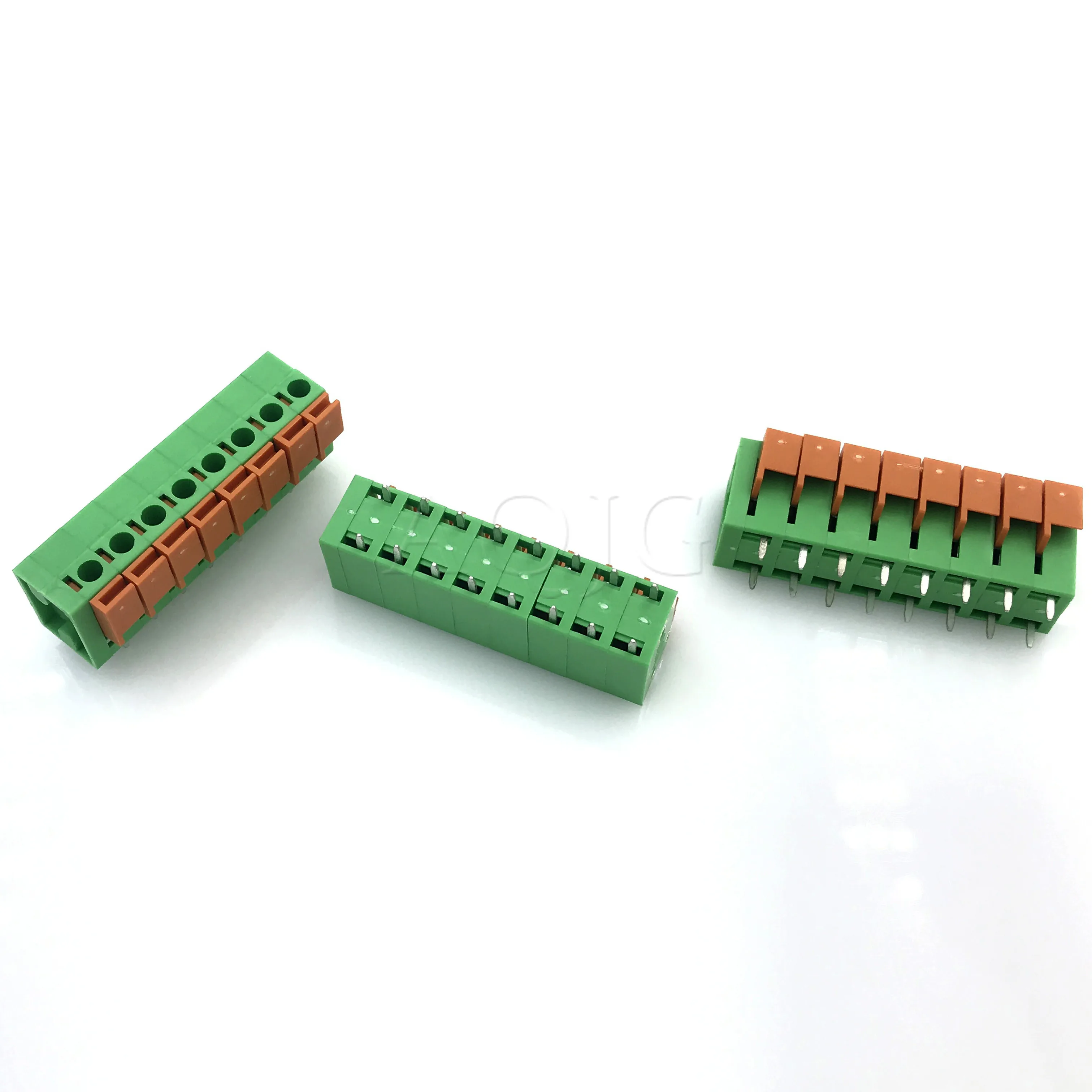 10 шт. KF142V 5 08 мм Печатная плата пружинная Клеммная колодка KF142R-5.08 2P 3P 4P 5P 6P 7p 8p 9p 10p