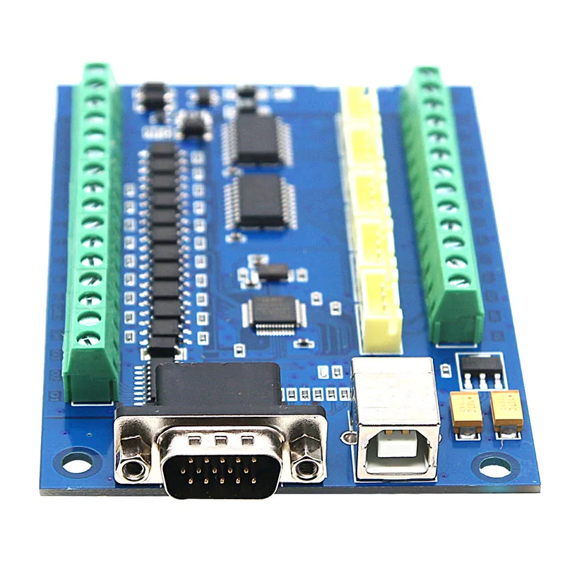 Maxgeek Upgrade MACH3 контрольная карта с ЧПУ 5 осей Breakout Board 100 кГц USB кабель для гравировки