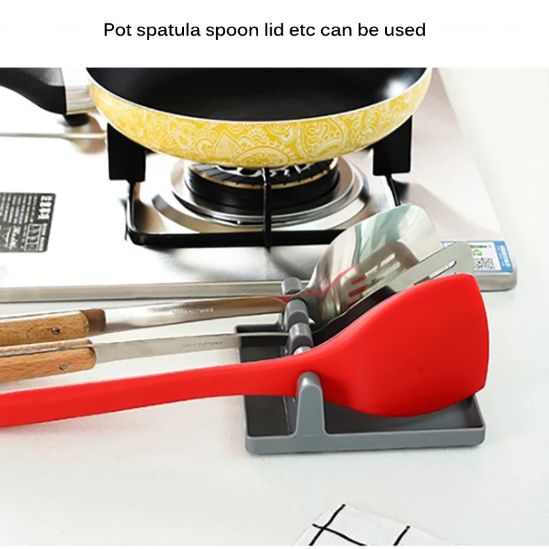 Термостойкий силиконовый коврик для ложки шпатель Подставка Кухня гаджет