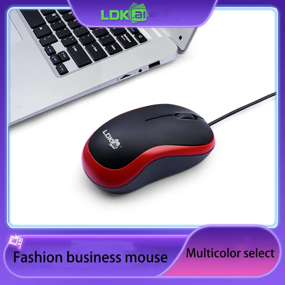 

Wired Optical Gaming Mouse USB Inteface 1000DPI Ergonomic Design Support Palm and Finger Joints for Computer Notebook Laptop PC