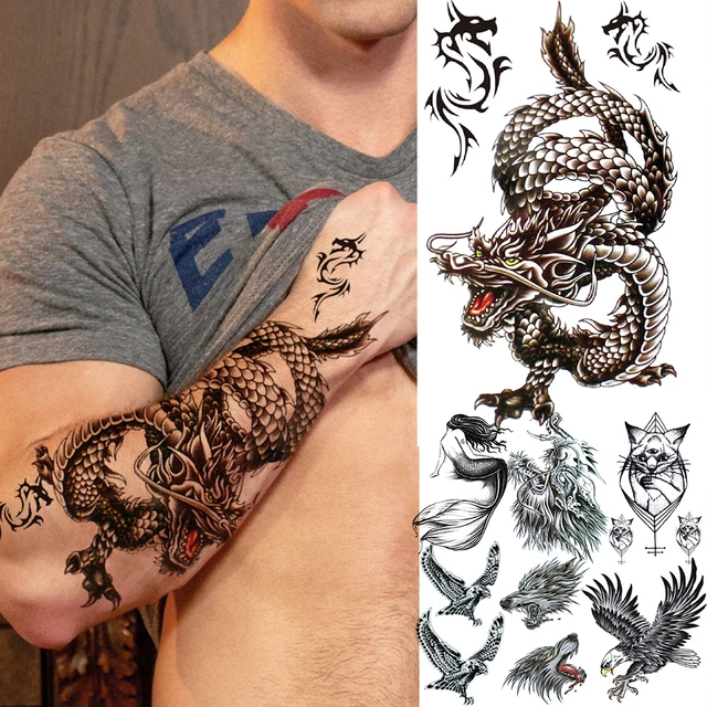 Dragon Tattoo On Arm 1