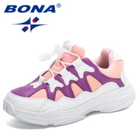 bona 2020 new designers running shoes soft bottom child designer sneakers comfortable children walking jogging footwear boy girl