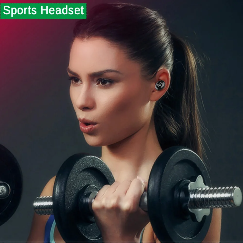 Беспроводные наушники XG-17 Mini спортивные стерео TWS Bluetooth 5 0 с микрофоном для iPhone