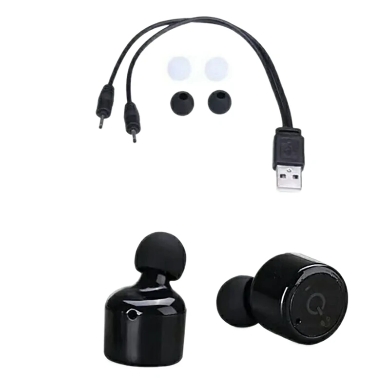 

Protable Wireless Earbuds Twins True Stereo Bluetooth In-Ear Earphone Hands Free Earpiece with Mic