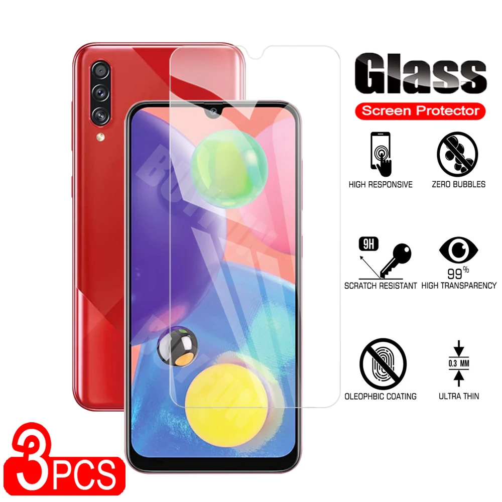 

Закаленное стекло для Samsung Galaxy M01, M11, 3 шт.