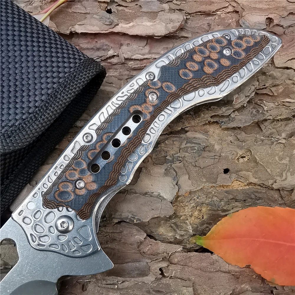Походный Тактический карманный складной нож 5CR15MOV для кемпинга охоты выживания