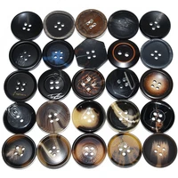 10pcs large mat round fashion resin buttons sewing accessories 25mm size for coats suit decorative fancy button handmade 4 holes