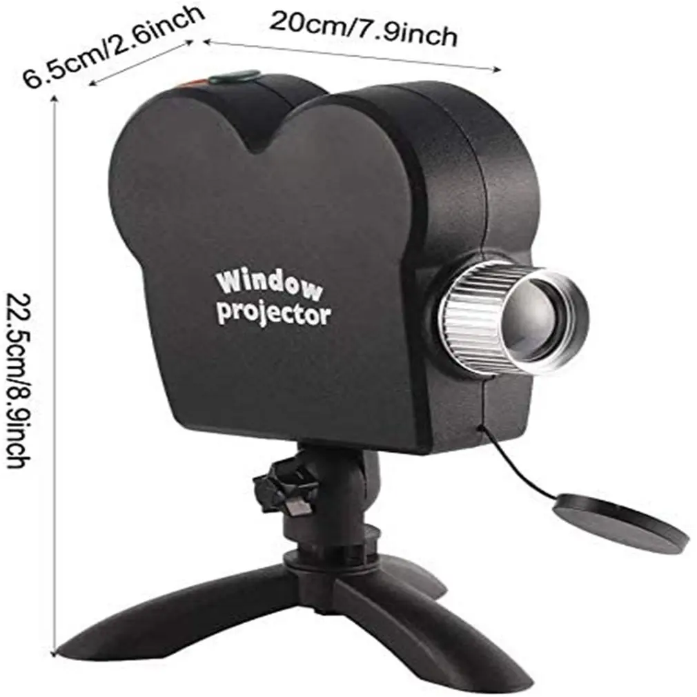 

Window Projector Film Festival Projection Lamp Halloween Christmas Holographic Projection Outdoor Garden Decoration