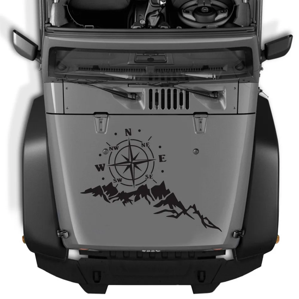 

Decal Body Sticker Graphics Motorhome Hood Navigation Compass High temperature
